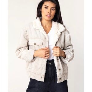 Marrakech Corduroy Sherpa Lined Jacket